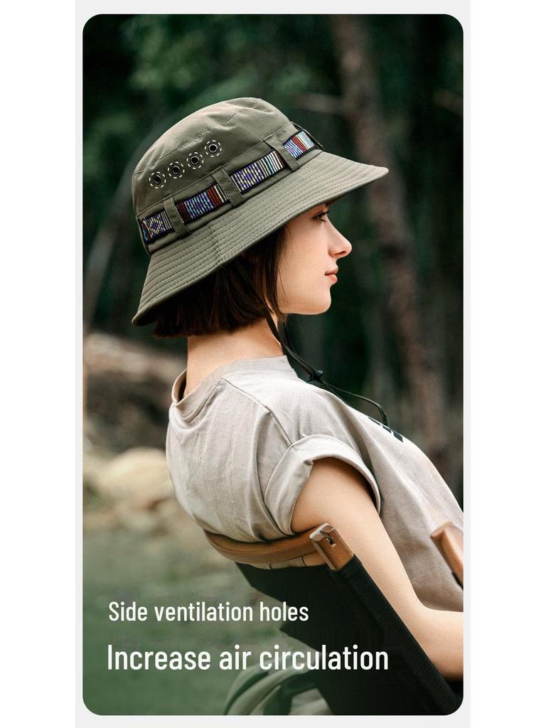 Унисекс УФ-защита быстросохнущая рыболовная шапка для активного отдыха - модель XMZ252