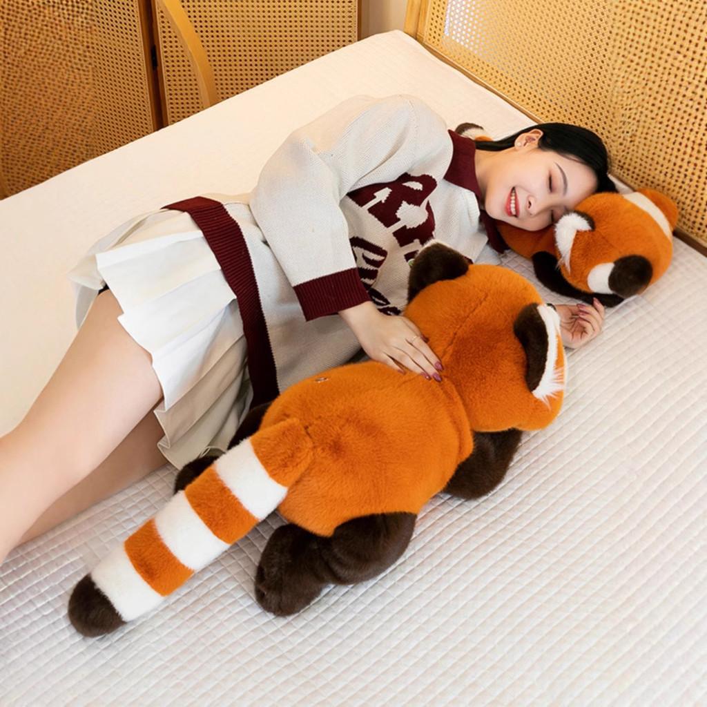 Plush Raccoon Cartoon Toys Children Dolls Gifts Bedroom Ornaments Decor Home