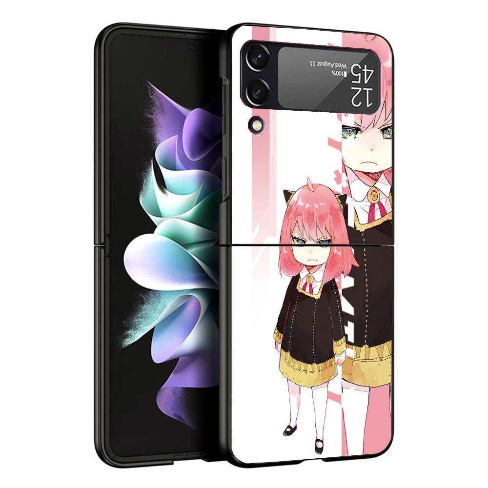 Чехол для телефона Spy Family Аня Милый для Samsung Galaxy Z Flip7 Flip6 5G Flip5 Flip4 Flip3 ZFlip 7 6 3 4 5 Ударопрочная Задняя крышка Gala