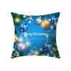 Christmas Theme Snowflake Christmas Decoration Print Pattern Cushion Cover Home Living Room Sofa Decoration Pillow Pillow Cover