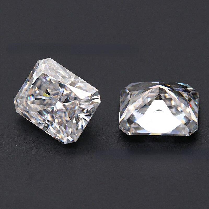 Cellacity High Quality Radiation-cut Pillow Moissanite Loose Gemstone 0.5-10CT D Color VVS1 Passed the Diamond Test and Obtained the GRA Certificate