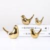 Silver Ceramic Bird Ornaments Luxury Simple Ceramic Bird Gold Ceramic Bird Figurines