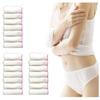 Disposable Individually Perfect for Hospital Disaster and Business 21-count Women's Underwear, 100% Cotton, White. Wrapped, Hygienic, Travel, Stays,