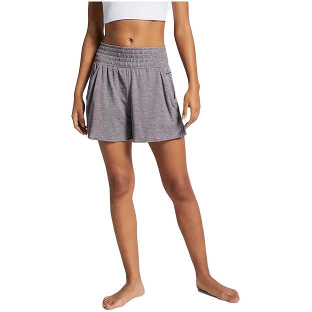 Nike Dri-Fit Studio Solid Breathable Sports Casual Shorts Women Shorts Gray AR6362-080