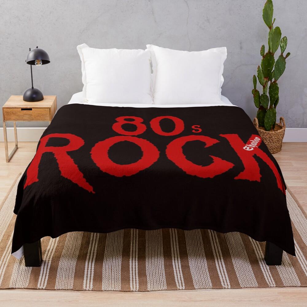 80s Rock Throw Blanket