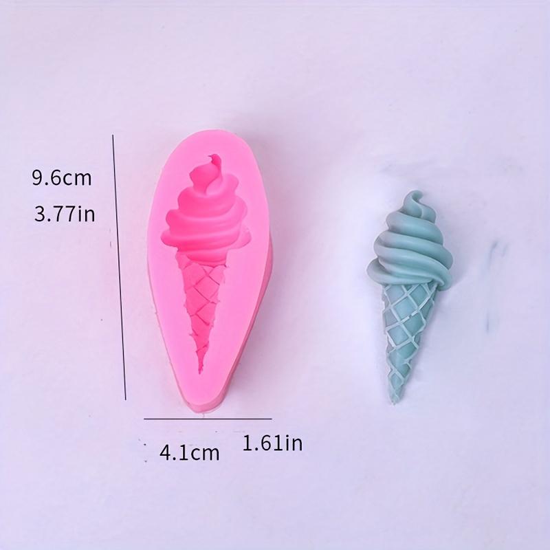 Ice Cream Cone Mold for Baking and Fondant, Manual Cake Decorating Tool for Birthday and Ice Cream-Themed Desserts