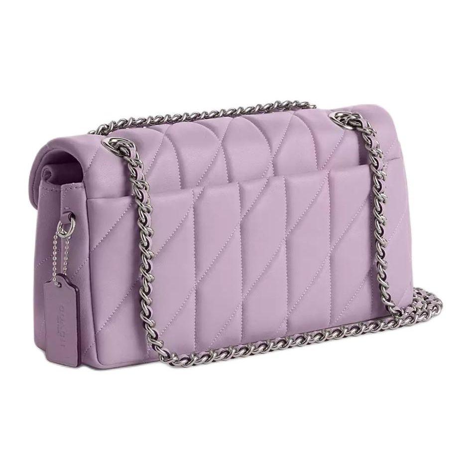 Coach Tabby 26 Logo Jacquard Quilted Flap Napa Leather Hobo Crossbody Bag Medium Women bags Light-Purple CP147-LHSF1