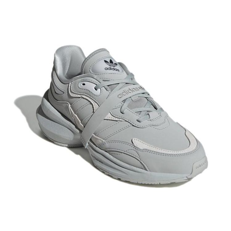 Adidas Оригинальные двухслойные туфли из коровьей кожи Zentic, замшевые, удобные для повседневной носки, прочные, низкие, для образа жизни, женские кроссовки, серые GY4129