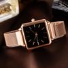 Fashion Rose Golden Watches For Women Elegant Ladies Quartz Watch Stainless Steel Bracelet Magnetic Buckle Strap Reloj Dama