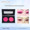 Eye Shadow Plate Monochrome Deep Burgundy Grape Purple Matte Eye Shadow