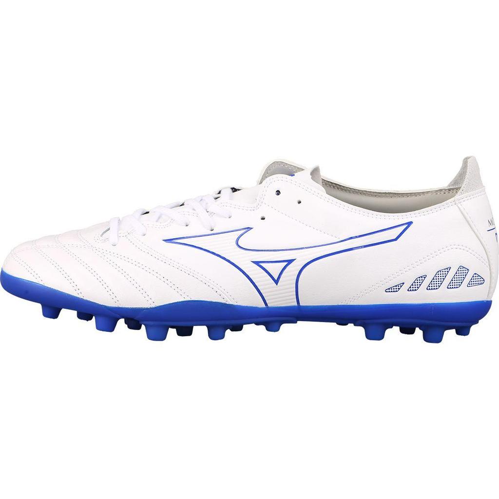 Mizuno Pro 3 Круглый носок Шнуровка AG (Резиновые короткие шипы) Поддержка Баланс Ударопрочные Футбольные Бутсы Мужские Футбольные Бутсы Сине-Белые P1GA228425