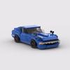 MOC Fairlady 240Z гоночный спортивный автомобиль Транспортное средство Гонщик Строительные блоки Кирпич Креативный Гараж Игрушки для Мальчиков