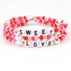 Valentine's Day Bracelet XOXO Soft Pottery Love Qixi Gift Wrapping Rice Ball