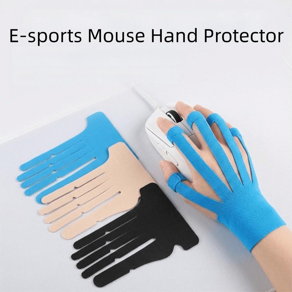 6pcs Precut Esports Muscle Patch Cotton Material Esports Elastic Athletic Tape Computer Work