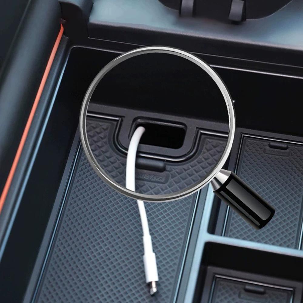 Car Center Console Divided Storage Box for BMW X5 F15 G05 X6 F16 G06 X7 G07 Armrest Partitioned Organizer Auto Accessories
