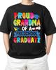 Retro Proud Grandma Of A Preschool Graduate Pre-K Graduation Adult S-4XL T-Shirt