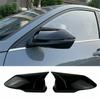 For Hyundai Elantra   Car Rearview Side Mirror Cover Wing Cap Exterior Sticker Door Rear View Case Trim Carbon Fiber
