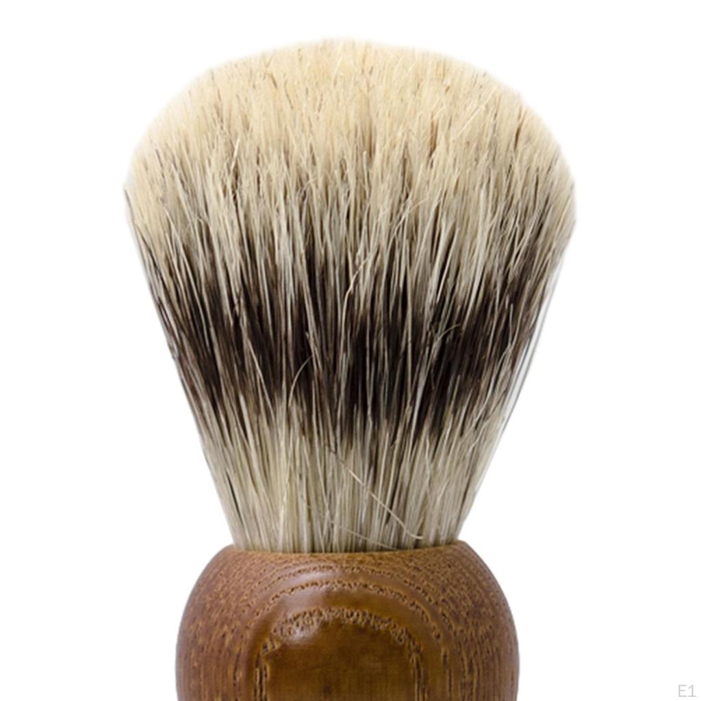 Роскошная кисточка для бритья с деревянной ручкой для личного и профессионального использования