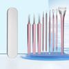 Yousheng 1 Set Blackhead Removal Tool Double-head Sharp Portable Safe Comedones Acne Pimple Blemish Whitehead Extractor Tweezers Makeup Tools