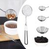 New Stainless Steel Pearl Colander Large Rustproof Pearl Spoon Filter Safe 6cm 8cm 10cm Bubble Tea Colander Kitchen Utensil