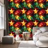 Ink Wallpaper Burgundy and Red for Living Room and Bedroom 50x1000