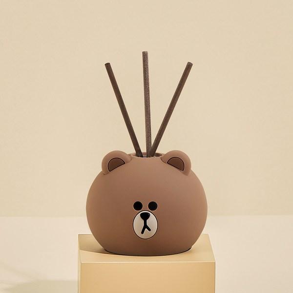 Диффузор для лица Cocodor Line Friends 50 мл 2шт, коричневый (Чистый хлопок)