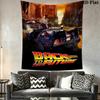 Тканое полотно для домашнего декора с узором DeLorean из фильма «Назад в будущее», настенное панно, декоративная ткань для стены RV.SGT0917329