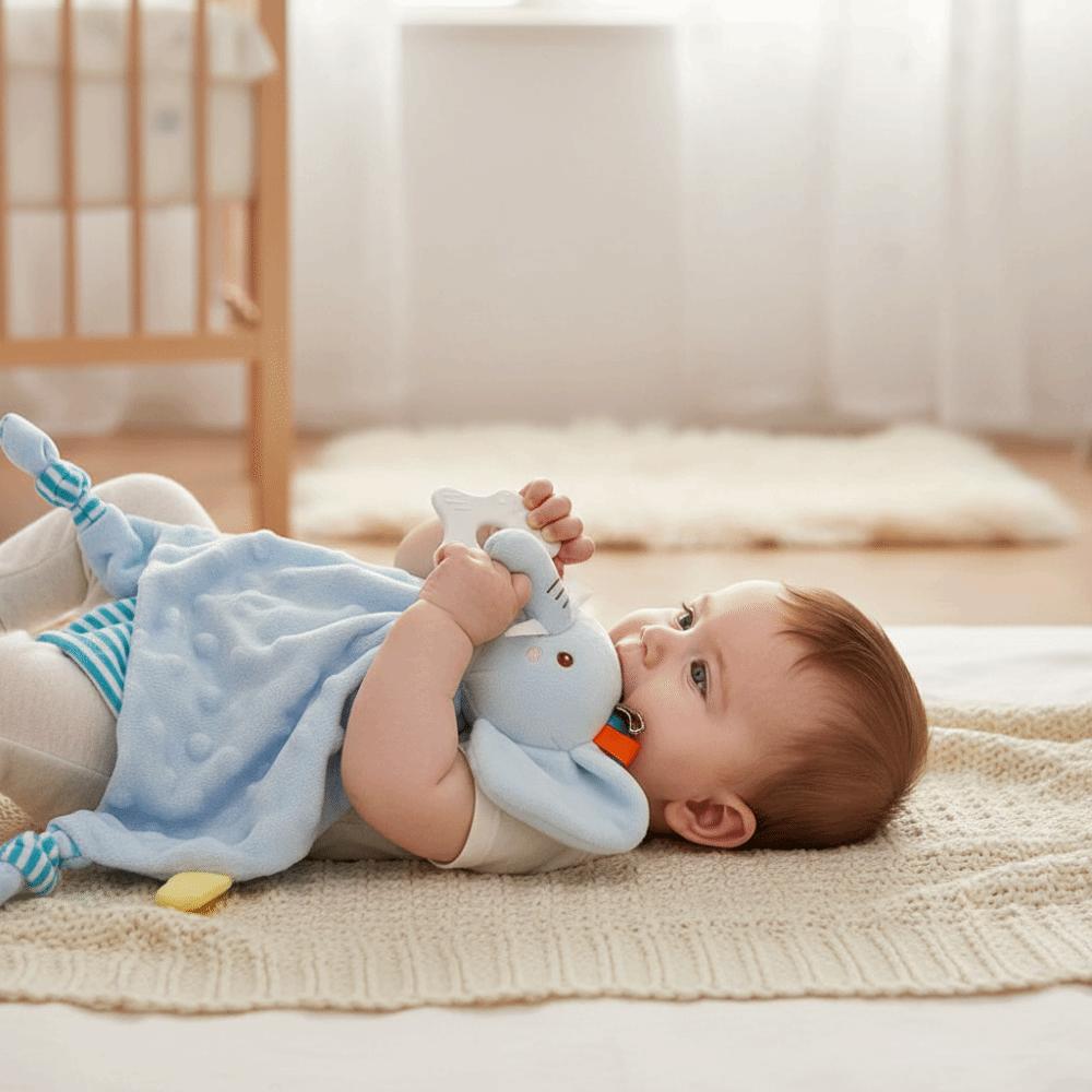 Soft Plush Security Blanket Soothe Appease Comforter Toy Towel Doll Snuggle Blanket Infant Toys