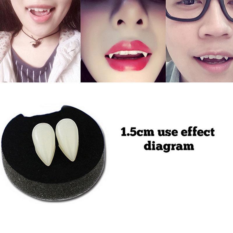 Хэллоуинская вечеринка Зубы вампира Косплей Реквизит Украшения Зуб вампира Ужасы Вставные зубы Зубные протезы Зомби Призрак Дьявол Клыки