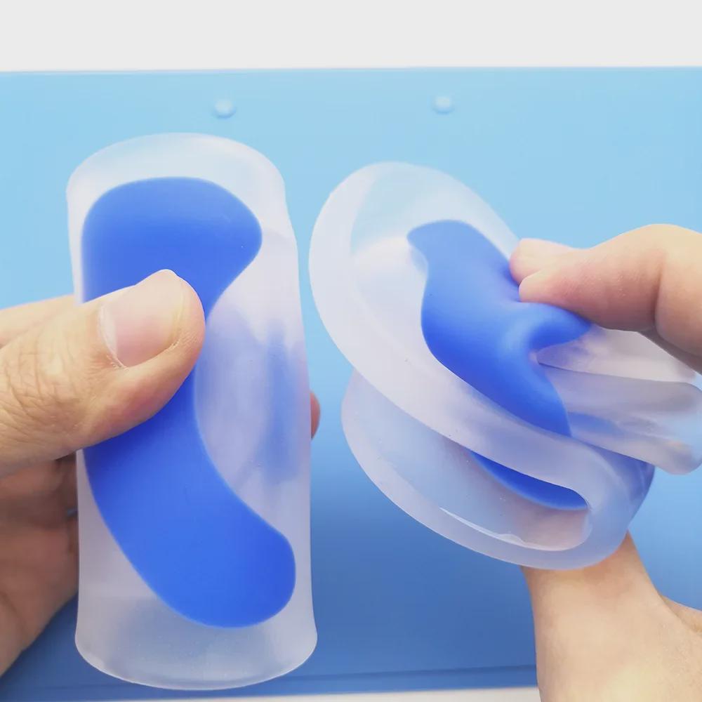 Утолщенная силиконовая амортизирующая стелька: Противоскользящие, износостойкие, обезболивающие, полная поддержка стопы