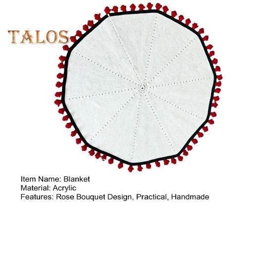 Вязаный крючком букет роз, плед ручной работы с цветами, вязаное крючком одеяло с розами для дома, кровати, дивана, декора, подарка на годовщину