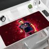 Gunners Soccer Legend Gaming Mouse Pad Keyboard Mat HD Print Desk Pad Non-Slip Rubber Base Computer Desk Office Decoration Accessory