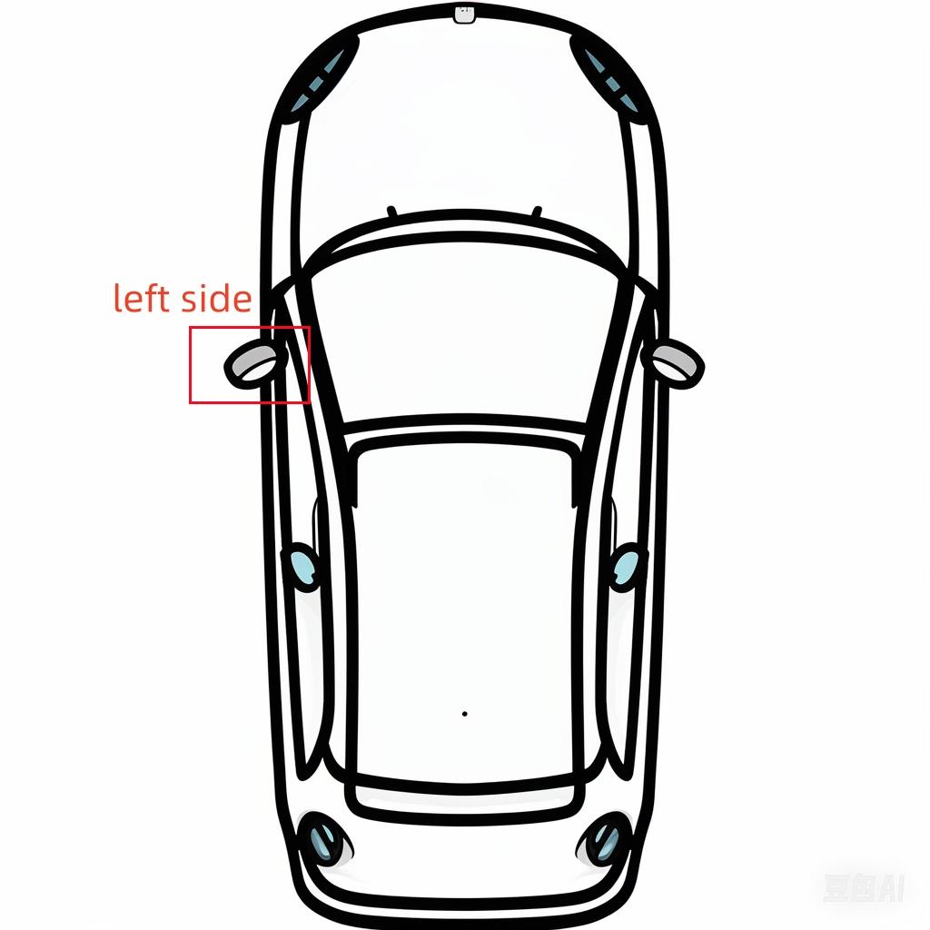 Paintable Reverse Mirror Housing Cap For BMW X3 G01 X4 G02 X5 G05 X6 G06 X7 G07 2017- Car Accessories51168496623 51168496624