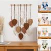 Wall Hanging Handwoven Leaf Tapestry Boho Decor Hanging Pendant Crafts Hanging Gift For Child