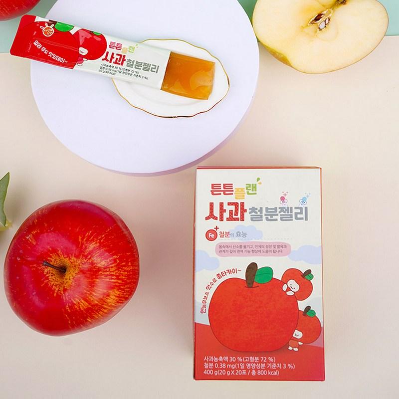 Aram Farm Strong Plan Apple Flavored Iron Jelly 20p, 400g, 1 piece