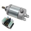 Electrical Engine Set Starter Motor And Relay For YAMAHA Motorcycle R6 YFZ-R6 YZFR6 2006-2016 OEM Part:2C0-81890-00 2C0-81940-00