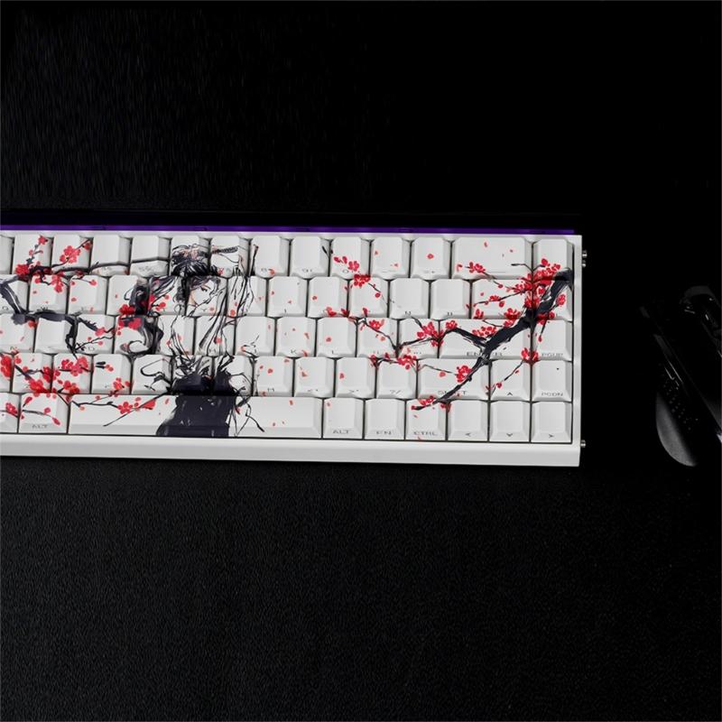 Оригинальные колпачки клавиш профиля PBT Материал Сублимация красителей Боковая печать Колпачок клавиши для маленьких механических клавиатур 60% 68% раскладки
