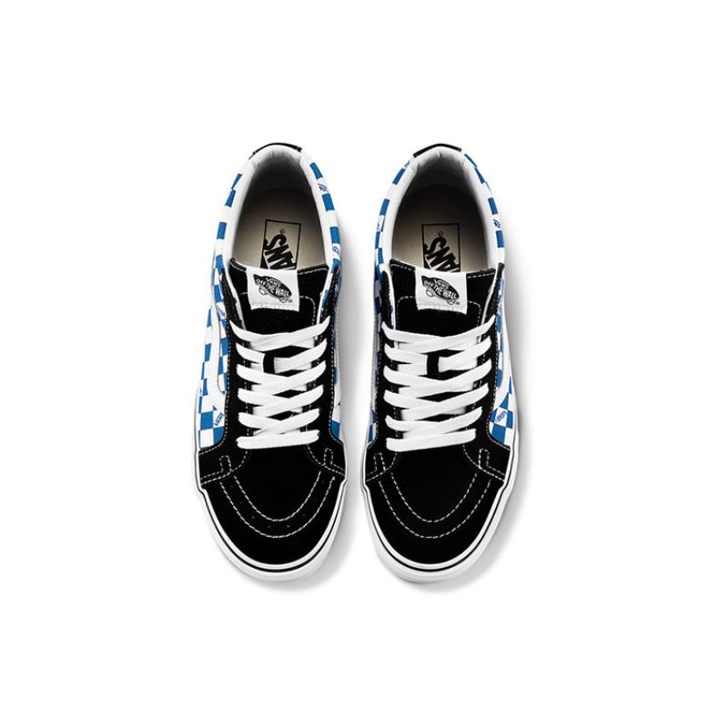 Vans Кроссовки Sk8 mid Клетка Сине-белые Vans VN0A3MV85I5
