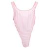 Cocoriko and Sexy Lingerie with One Size Fits Men's See-Through Bodysuit, Leotard, Tights, T-Back (Pink, Most)