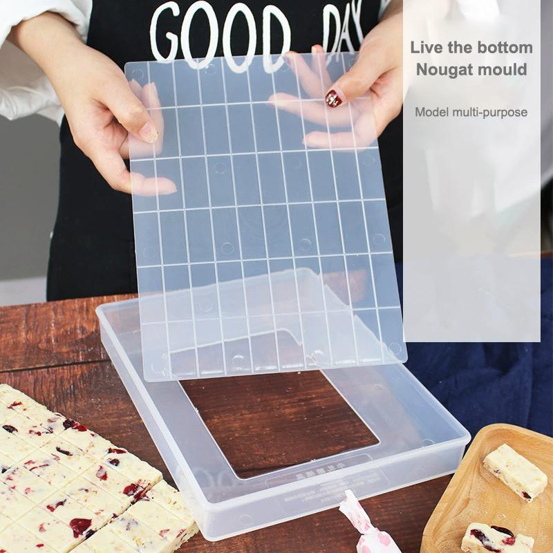 Nougat Tools Set Baking Molds Pastry Reusable Easy Diy Kitchen Rectangular Cake Molds Food Grade Nougat Baking Plate
