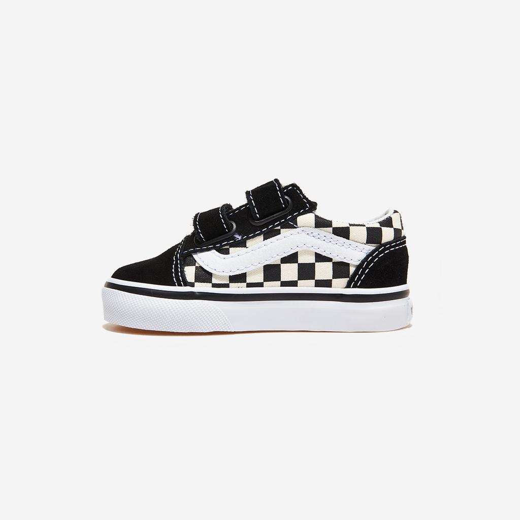 Vans Old Skool Велкро - Основная Клетка Черно-Белая [VN0A38JNP0S-(ПЕРВИЧНАЯ ПРОВЕРКА) ЧЕРНЫЙ/БЕЛЫЙ]