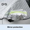Защитное покрытие для лобового стекла автомобиля, алюминиевая пленка, защита от снега и льда, защита зеркала заднего вида, универсальное покрытие для лобового стекла, защита от снега