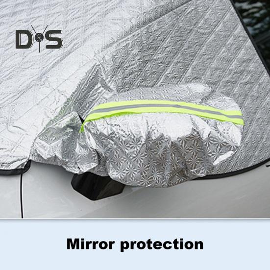 Защитное покрытие для лобового стекла автомобиля, алюминиевая пленка, защита от снега и льда, защита зеркала заднего вида, универсальное покрытие для лобового стекла, защита от снега