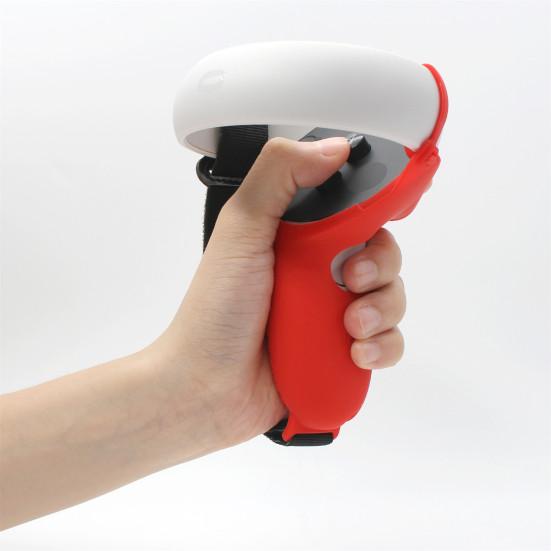 Полузакрытый силиконовый ремешок-крышка для Oculus, регулируемый на запястье, ручка Quest 2