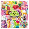 50 Красочные Конфетные Дудлы Персонализированные Мультяшные Детские Гука DIY Наклейки для Мобильного Чехла Чемодана Водонепроницаемые