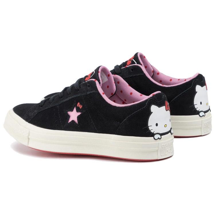 Converse Hello Kitty x One Star Suede Low 'Black' Men's 162938C