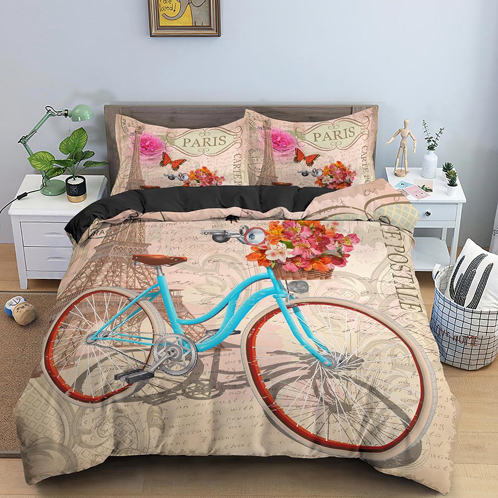 Комплект постельного белья с цветным рисунком и граффити, набор пододеяльников размера «queen-size», пододеяльник 240x220, декор для спальни