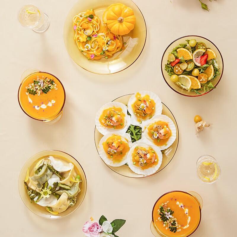 Набор посуды Corning VISIONS Amber Crystalline из 8 предметов