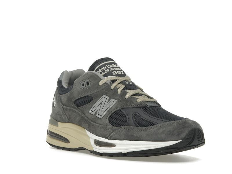 New Balance 991v2 Сделано в Англии Темно-серо-голубой - U991GG2