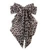 Leopard Print Hair Clip Barrette Sweet Christmas Flat Clip Hairpin Christmas Elegant Hair Clip for Bunches